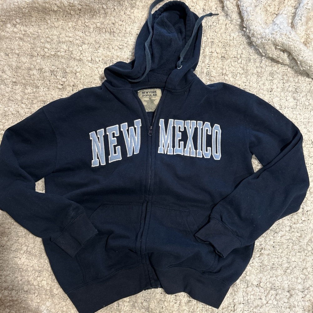 New Mexico Navy Blue Hoodie